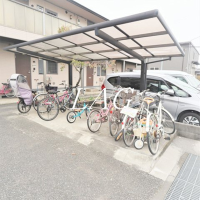 【その他共用部分】 | コンフォート岩槻Ａ | 駐輪場です。