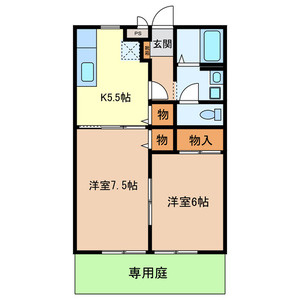 【間取り】 | コンフォート岩槻Ａ | 間取りです。（同仕様です。）