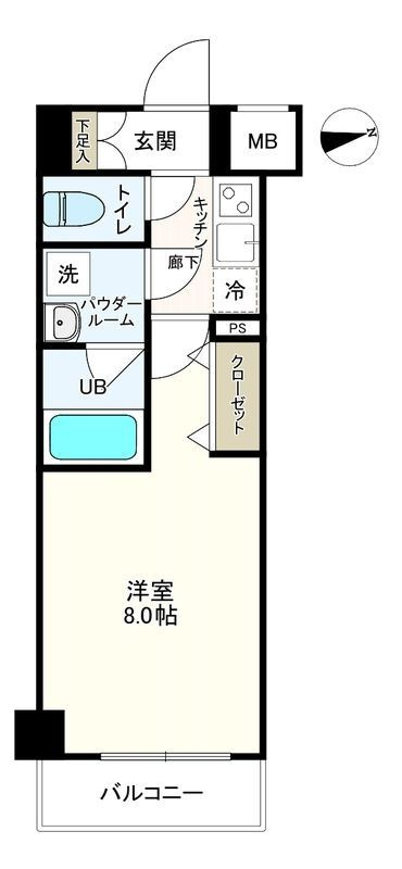 GENOVIA墨田文花Skygardenの間取り