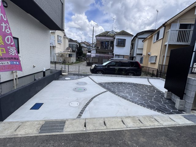 市川市曽谷４丁目新築戸建（曽谷16期）の駐車場|7号棟駐車スペース・並列2台駐車可
