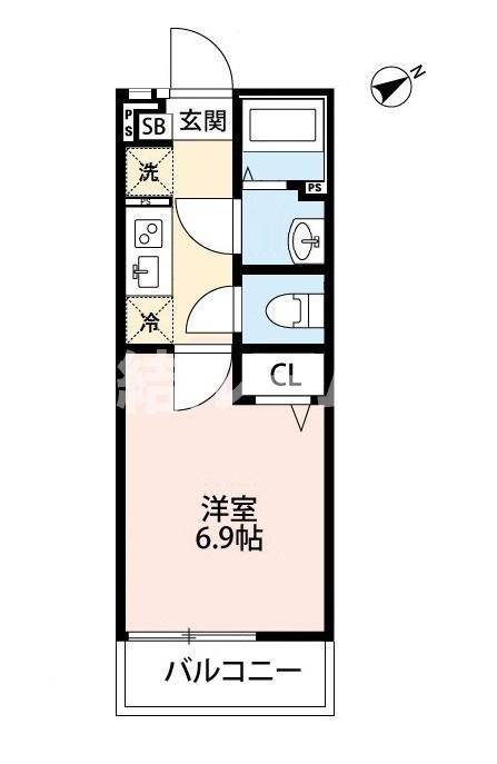 練馬区羽沢２丁目の賃貸マンションの間取り
