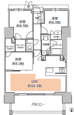神戸市中央区海岸通１丁目の賃貸マンションの間取り
