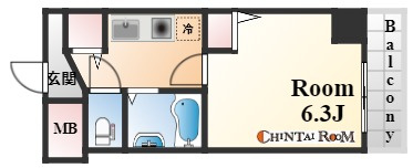 ロイヤルヒル神戸三宮の間取り