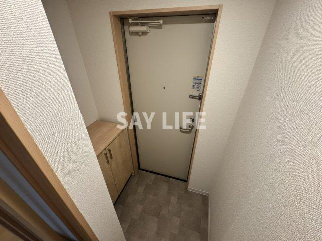 F＋style高見の里2号館の玄関
