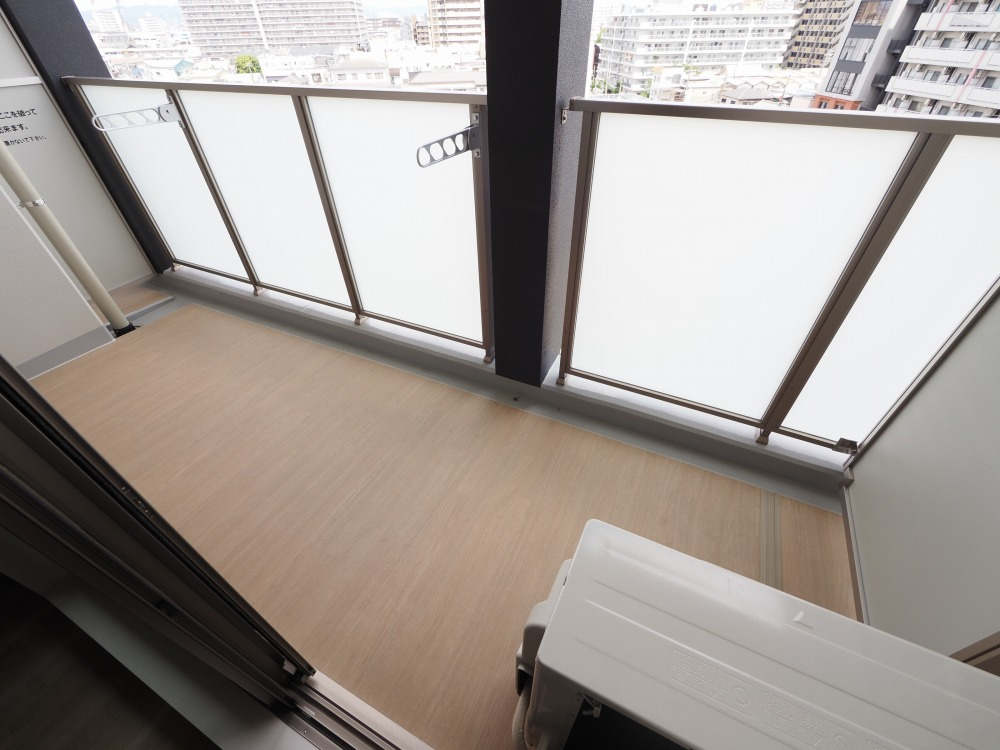 大阪市都島区内代町４丁目の賃貸マンションのバルコニー
