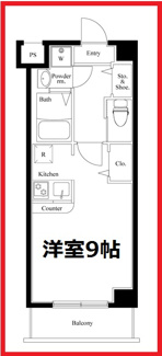 【間取り】 | ラヴィエント浅草言問