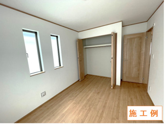 【内観：施工例】 | 相模原市南区大野台4丁目　全3棟 | 同施工会社施工例（洋室）