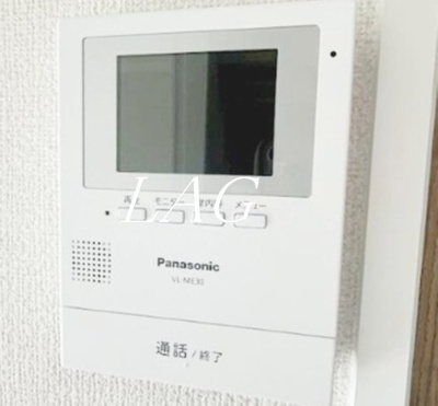 【セキュリティ】 | 稲垣ハイツ | モニター付きインターホンです。