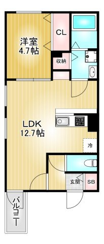 ソレイユ大宝｜名古屋市の賃貸ならMy賃貸の間取り|ソレイユ大宝