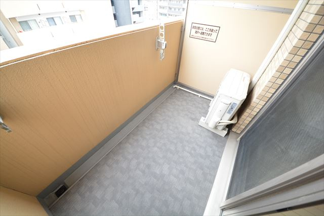 プレサンス上町台東平のバルコニー|プレサンス上町台東平　バルコニー