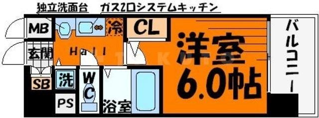 プレサンス上町台東平の間取り|プレサンス上町台東平　間取り