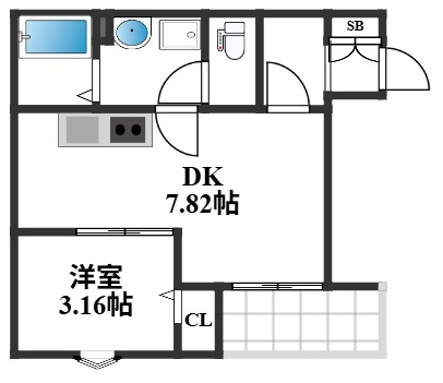 F＋style八尾北久宝寺の間取り