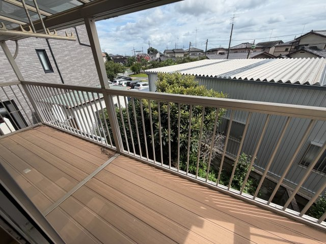 【バルコニー】 | 足利市福居町　和室4部屋　5DK