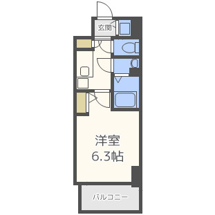 エスリード難波セントラルの間取り