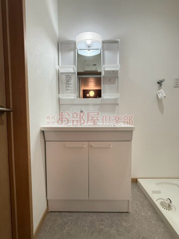 グレイス高三瀦の洗面所|広い洗面スペース