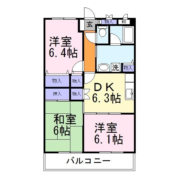 ロイヤルグレースの間取り
