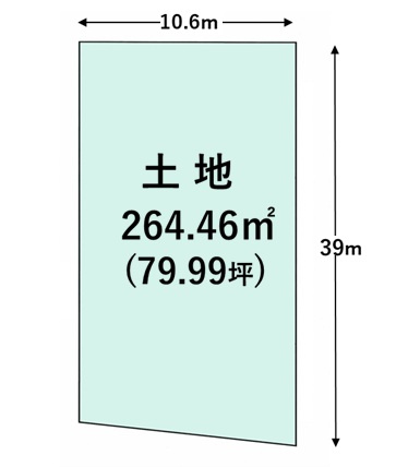 売土地　静岡市清水区梅ヶ谷の土地図