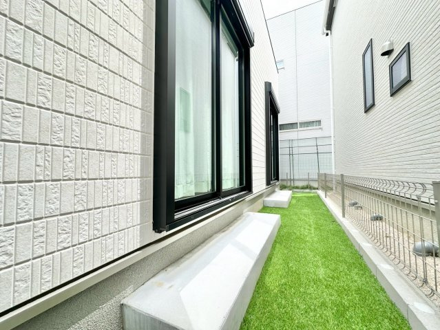 ハートフルタウン　刈谷市築地町２期の庭|お庭では家庭菜園やガーデニングを楽しめ、夫婦二人のちょっとした趣味の時間を気持ちよく過ごせる空間です。				