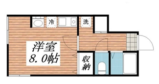 【間取り】 | サニーヴィラ代田橋 | 間取りです。