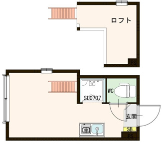 【間取り】 | Ｗａｌｅａ　明大前 | 間取りです。