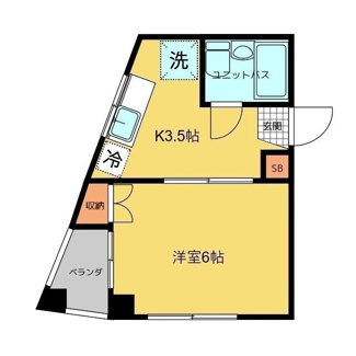 【間取り】 | 海老澤マンション | 間取りです。