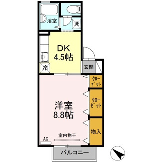 【間取り】 | フロラシオン川内　Ⅰ棟 Ⅰ