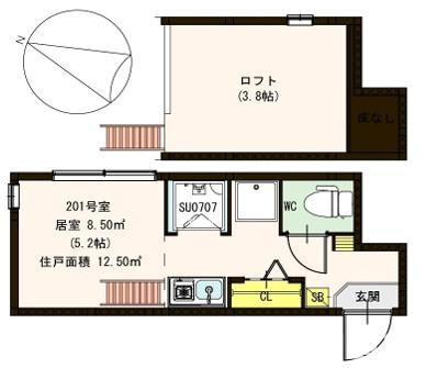 【間取り】 | ヴィスタグランデ南阿佐ヶ谷
