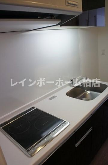 柏市十余二の賃貸マンションのキッチン|キッチンです