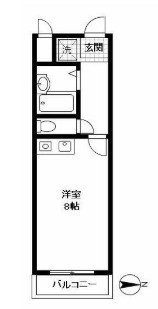 【間取り】 | ポンデロッサ鶴見Ⅱ