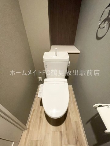 大阪市城東区中浜１丁目の賃貸マンションのトイレ