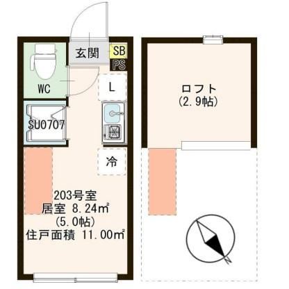 【間取り】 | Casa de Senju