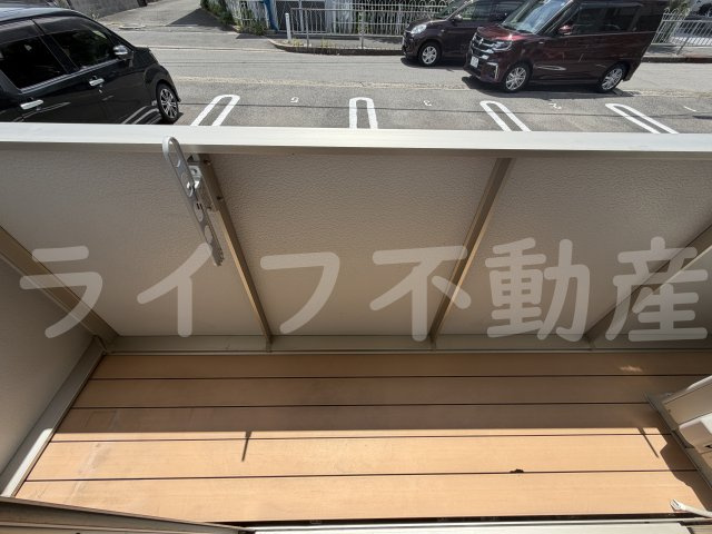 サンハイム花園のバルコニー