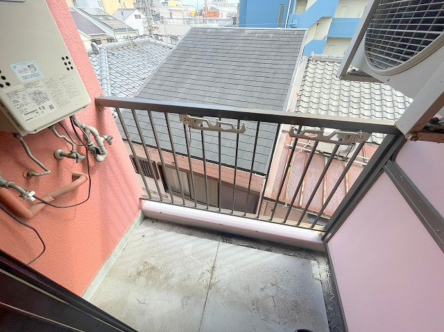 アピア桑田のバルコニー