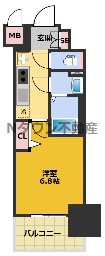 【間取り】 | プレサンス上前津エレスタ | 間取りです