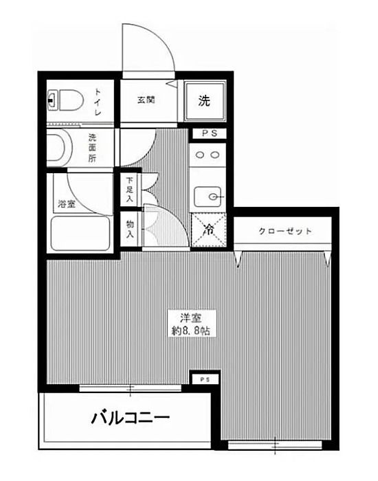 ブライズ浅草の間取り|間取りです。