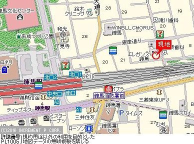 ロイヤルアメニティー練馬の地図