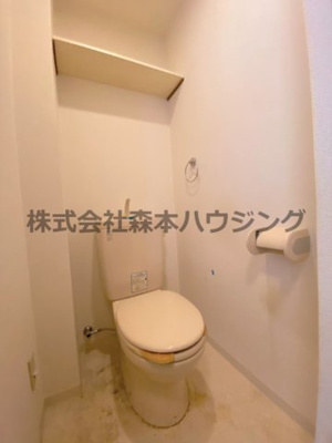 【トイレ】 | 　メゾン山本 | 落ち着いたトイレです