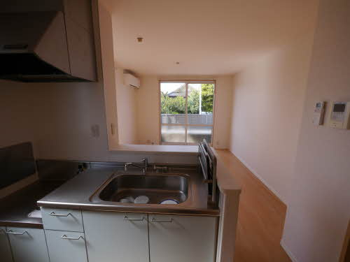 ミロワールＡの居間・リビング