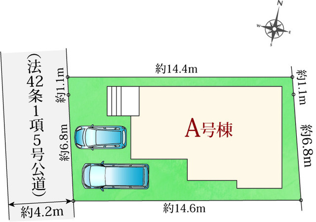【区画図】 | 富士宮市舞々木町 新築建売 | 区画図です