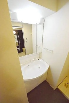 中央区日本橋大伝馬町の賃貸マンションの独立洗面台