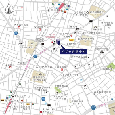 【地図】 | イプセ目黒中町