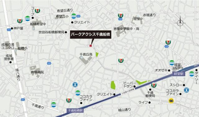 【地図】 | パークアクシス千歳船橋