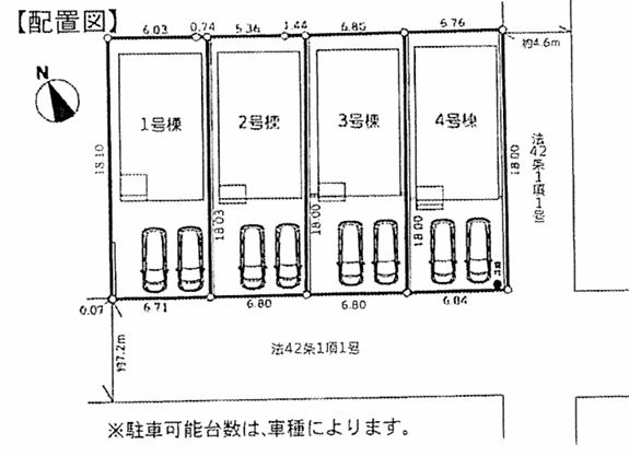 茅ヶ崎市甘沼新築戸建て　4期3号棟の区画図|区画図「茅ヶ崎市甘沼新築戸建て」