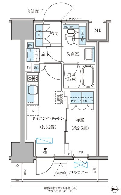 パークアクシス住吉ガーデンスクエアの間取り