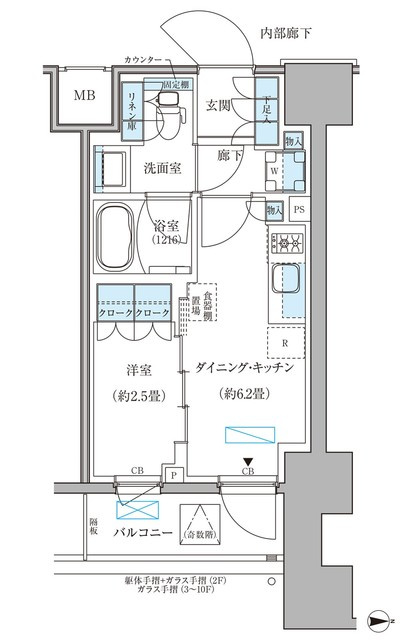 パークアクシス住吉ガーデンスクエアの間取り