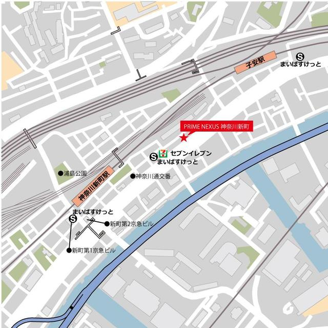 Ｕｒｂａｎ　Ｌｉｎｋ神奈川新町の地図