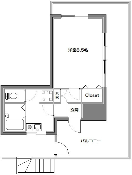ウッズ吉祥寺の間取り