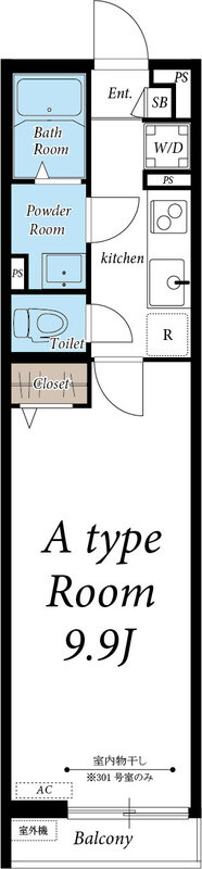 リブリ・ラ・ルーチェ新松戸の間取り