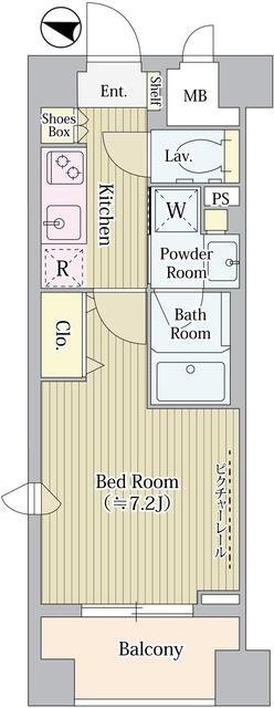 Ｃａｓａ　ｄｅ　ｐｒａｔａの間取り