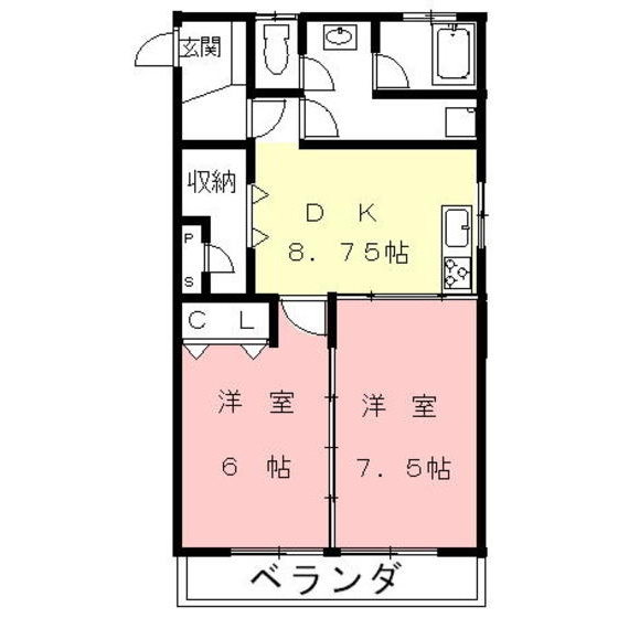 今嶺ビルの間取り